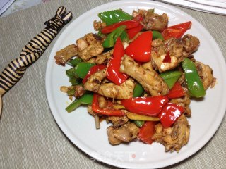 家庭风味干炒鸡的做法