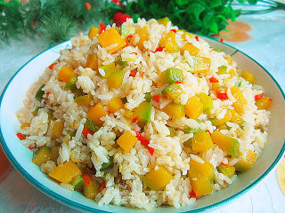 老南瓜丁炒饭