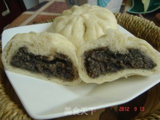 四味豆沙包的做法