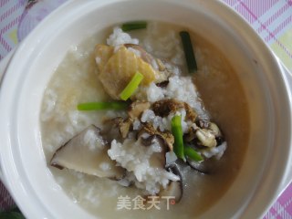 香菇鸡肉粥的做法