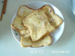 煎面包片的做法