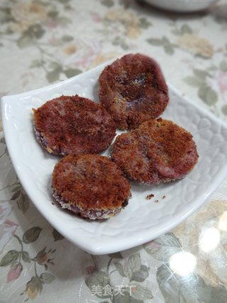 紫薯饼的做法