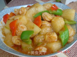 虾仁烧冬瓜的做法
