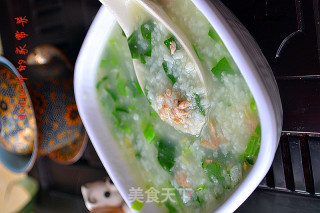 【青菜肉末粥】的做法