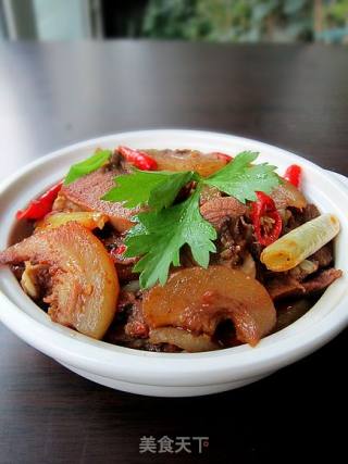 干锅牛头肉——新疆味道的做法