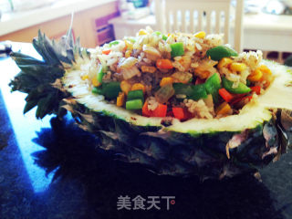 菠萝盅饭的做法