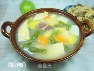 火腿砂锅杂菜的做法