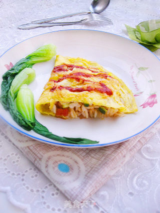 美味营养蛋包饭的做法