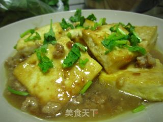 肉末卤水豆腐的做法