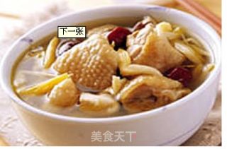 金针鸡汤的做法