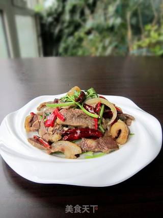 爆炒牛头肉——新疆味道的做法