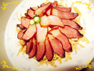 腊肉蒸豆腐皮的做法
