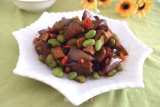 茄子烧毛豆的做法