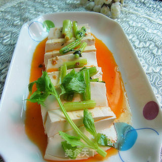 微波炉热豆腐的做法
