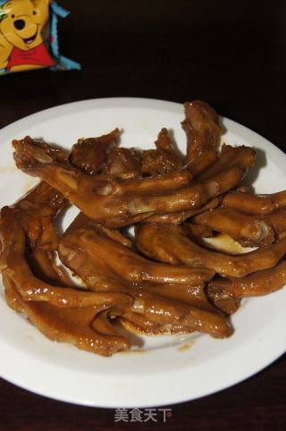 香卤鸭掌的做法