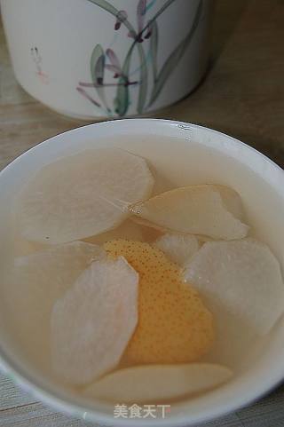 止咳润肺--白萝卜梨汤