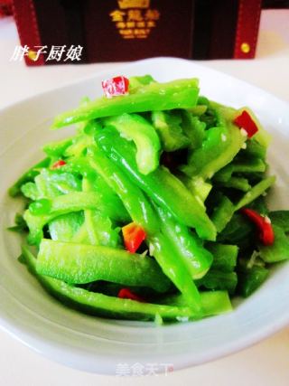 凉拌蒜蓉苦瓜的做法