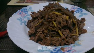 麻油姜丝炒羊肉的做法