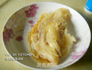 万能的印度飞饼哦--自制山寨版"手抓饼"的做法