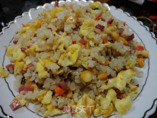 美味营养蛋炒饭的做法