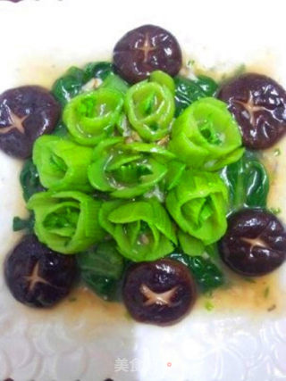 香菇油菜的做法