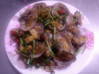 辣炒花蛤的做法