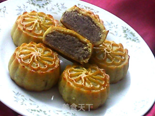 奶油蓝莓月饼的做法