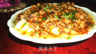 肉末香菇豆腐的做法