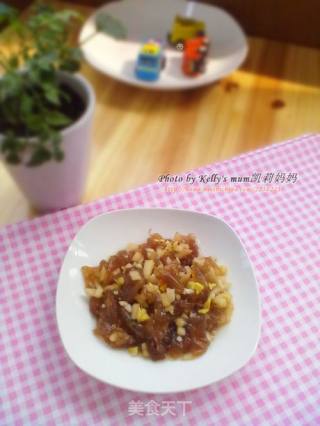 [沸腾你的美食梦想]——酸爽凉拌菜［苹果凉拌海蛰头］的做法