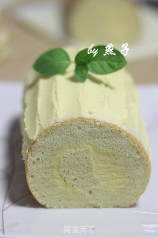 红薯变身“冰淇淋”内馅——地瓜泥蛋糕卷