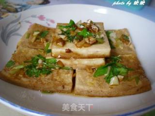 BBQ置顶烤盘余热新利用——煎豆腐