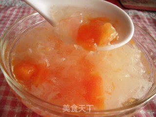木瓜银耳羹的做法