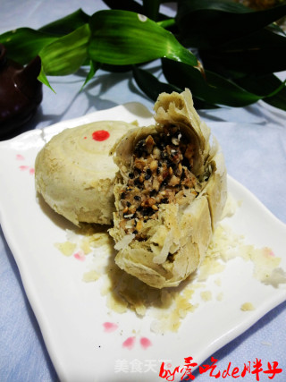 绿茶酥皮五仁月饼的做法
