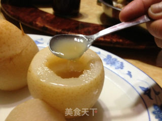 川贝蒸雪梨的做法
