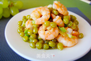 豌豆炒虾仁的做法