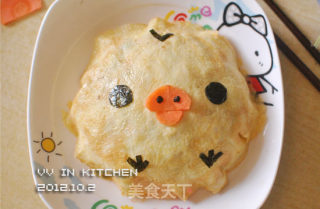 鼻孔鸡蛋包饭的做法