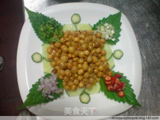 椒盐白果。。家常菜