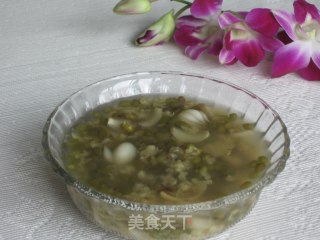 百合绿豆汤的做法