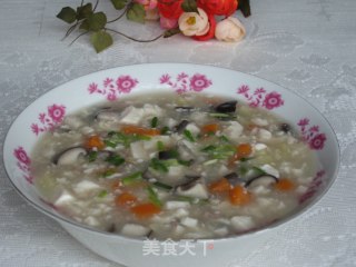香菇肉糜豆腐羹的做法