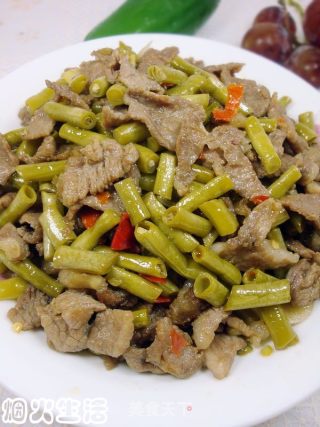 酸豆炒肉的做法
