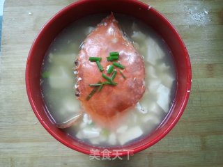 螃蟹豆腐汤的做法
