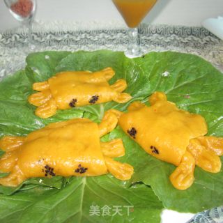 南瓜螃蟹包的做法