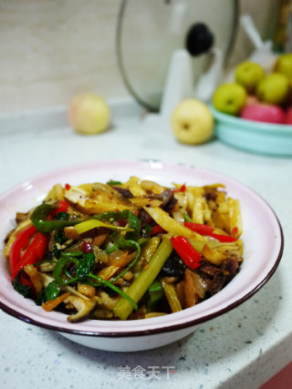 干煸牛肉条的做法