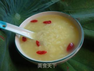 香甜荷叶粥的做法