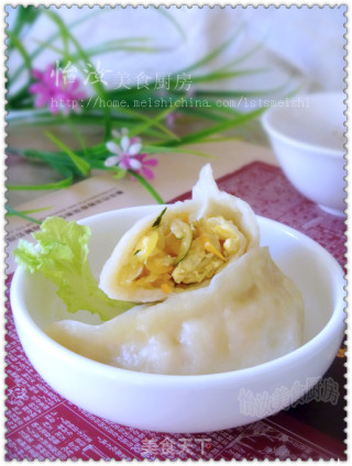 【怡汝私房健康主食】西葫芦鸡蛋烫面蒸饺