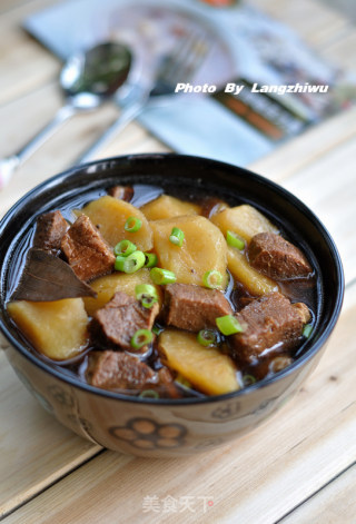 压力煲土豆炖牛肉的做法
