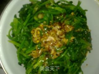 蒜香菠菜的做法