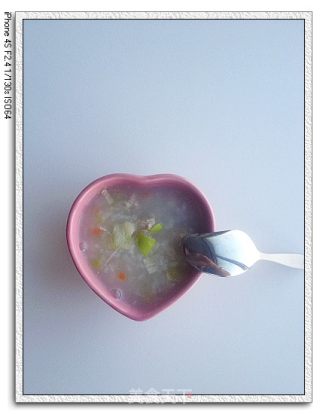 瘦肉蔬菜粥的做法