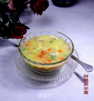 鲜蘑粟米羹的做法
