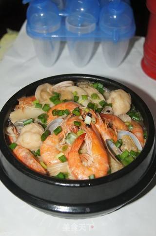 石锅海鲜粉丝